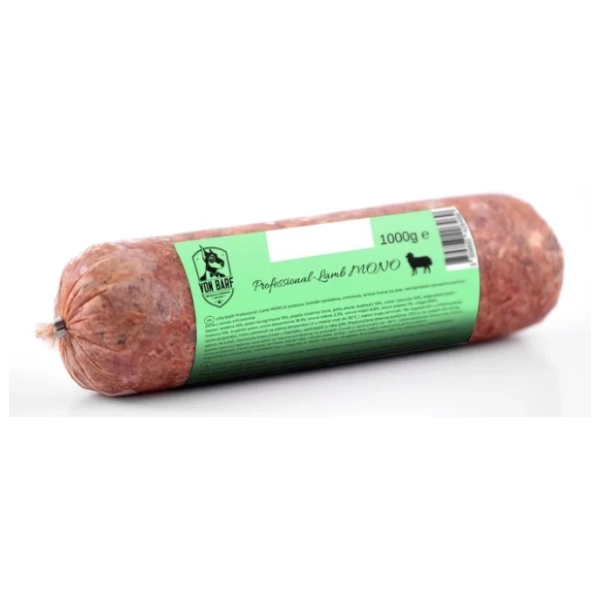 VON BARF Mono professional hrana za pse jagnjetina 1kg