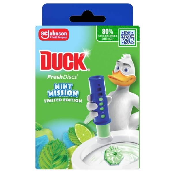 WC osveživač DUCK disc mint mission 36ml