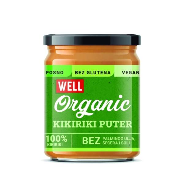 WELL organska kikiriki pasta 300g