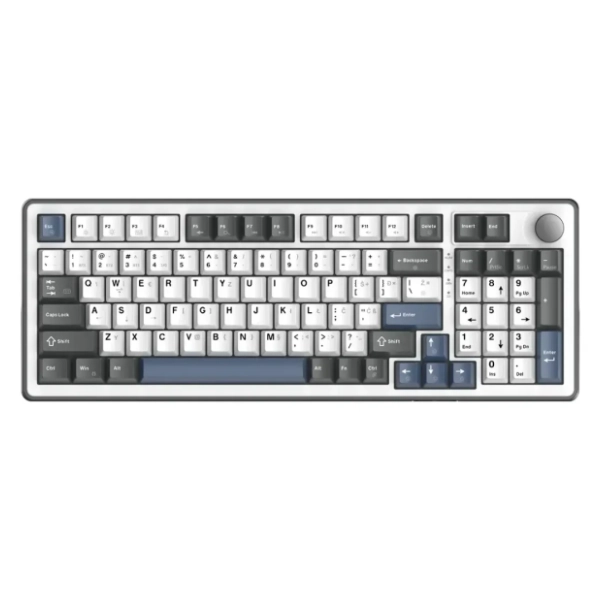 WHITE SHARK bežična tastatura Excalibur White US