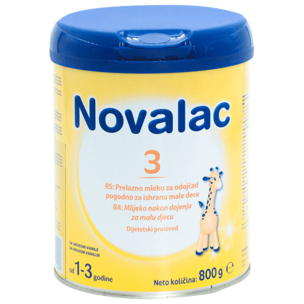 Zamensko mleko NOVALAC 3 800g
