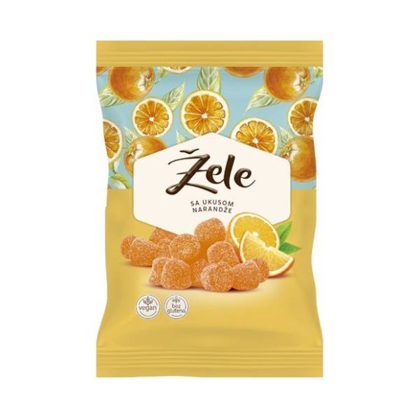Žele bombone SWEET BEAT narandža 100g