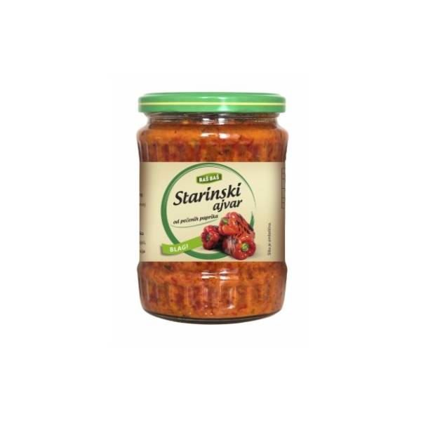 Ajvar BAŠ BAŠ blagi starinski 540g