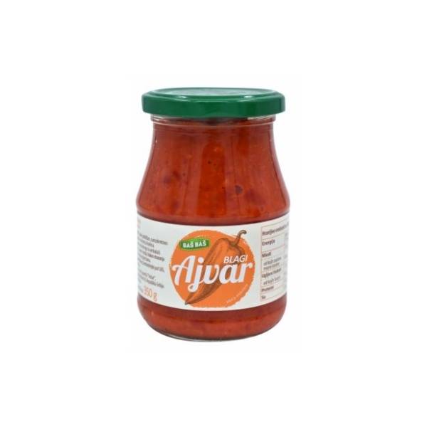 Ajvar BAŠ BAŠ blagi uprženi 350g