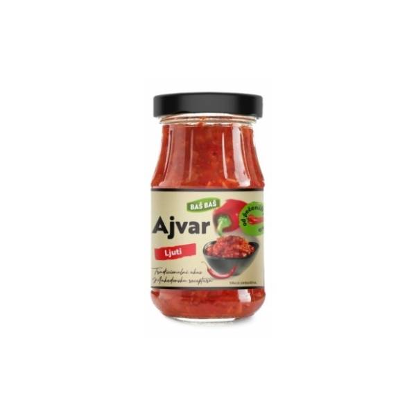 Ajvar BAŠ BAŠ ljuti domaći 350g