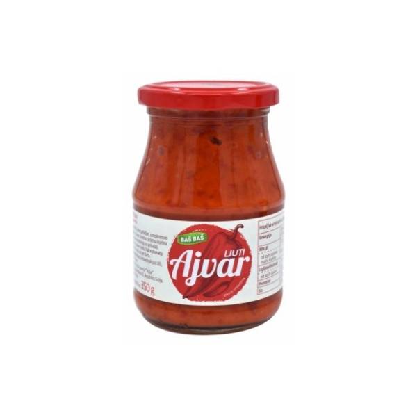 Ajvar BAŠ BAŠ ljuti uprženi 350g