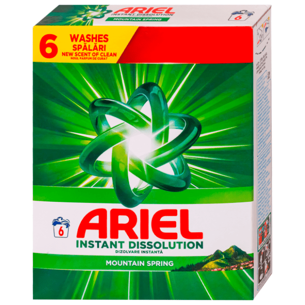 ARIEL Instant dissolution mountain spring 6 pranja (390g)