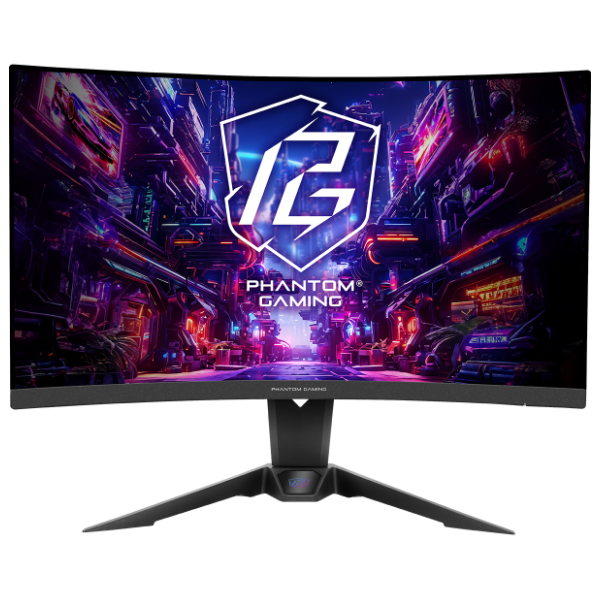 ASRock zakrivljeni monitor 27'' VA Phantom Gaming PG27QRT2A