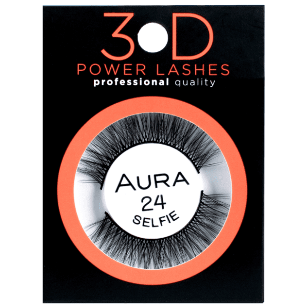 AURA 3D Power lashes veštačke trepavice 24 selfie
