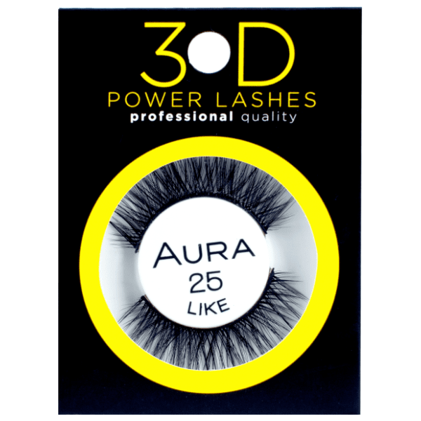 AURA 3D Power lashes veštačke trepavice 25 like