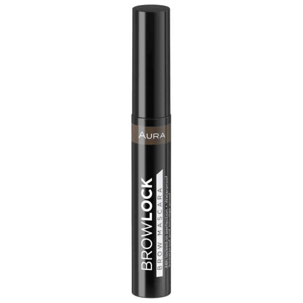 AURA Browlock maskara za obrve 03 dark brown