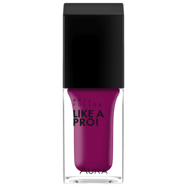 AURA Like a pro lak za nokte 124 purple red