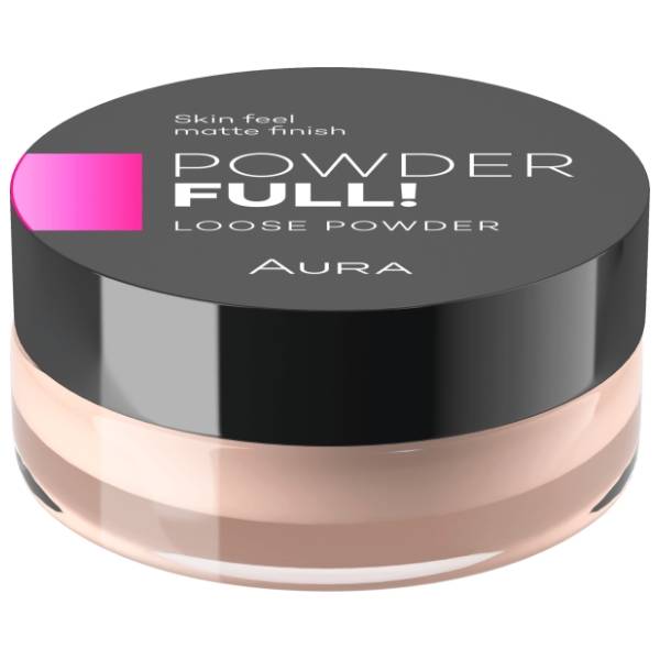 AURA Powderfull puder u prahu 01 light