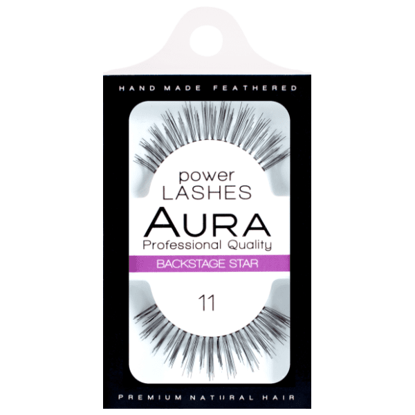 AURA Power lashes veštačke trepavice 11 backstage star 1kom