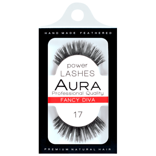AURA Power lashes veštačke trepavice 17 fancy diva
