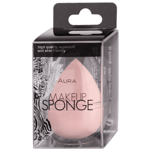 AURA sunđer za nanošenje šminke pink 1kom
