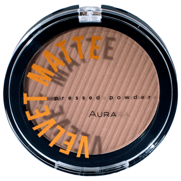 AURA Velvet matte kompaktni puder 315 toffee