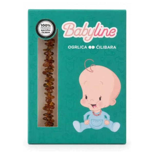 BABY LINE ogrlica za bebe od ćilibara