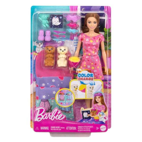 Lutka Pidžama party sa kucom BARBIE