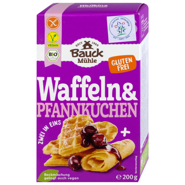 BAUCK Muhle mešavina za organske vafle i palačinke bez glutena 200g