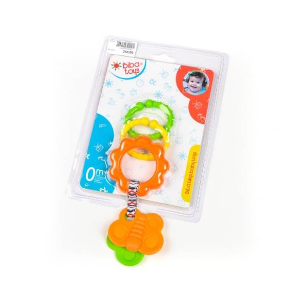 Zvečka glodalica Leptirići BIBA TOYS