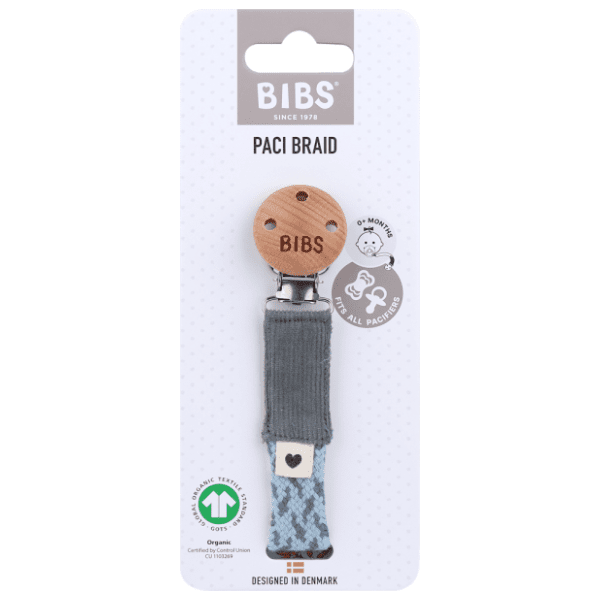 BIBS lančić za lažu Petrol baby blue