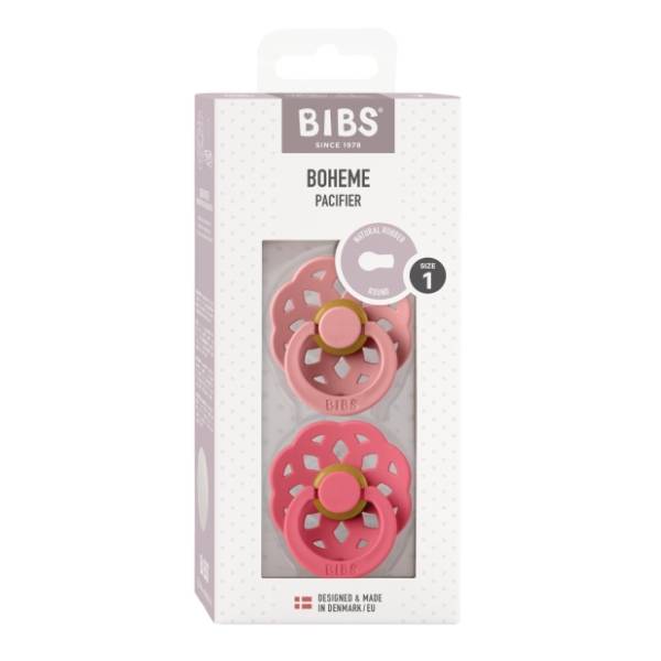 BIBS  laža Boheme Dusty pink (0-6m) 2kom