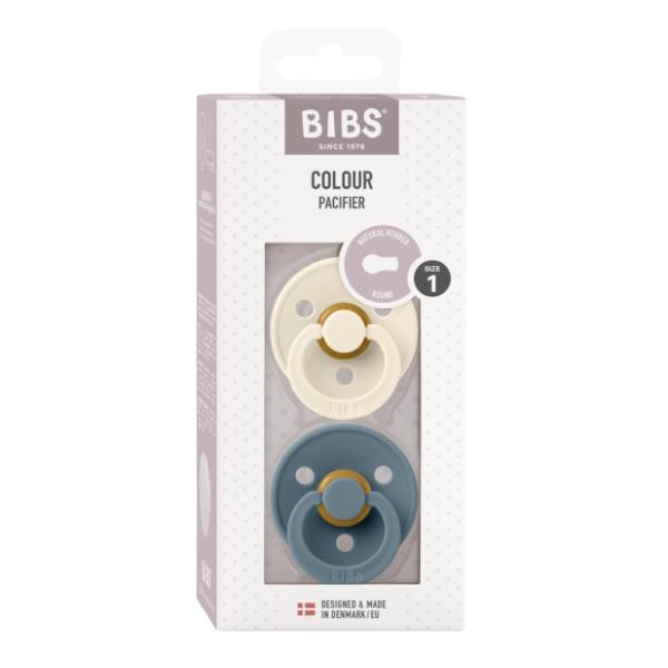 BIBS laža Ivory petrol (0-6m) 2kom