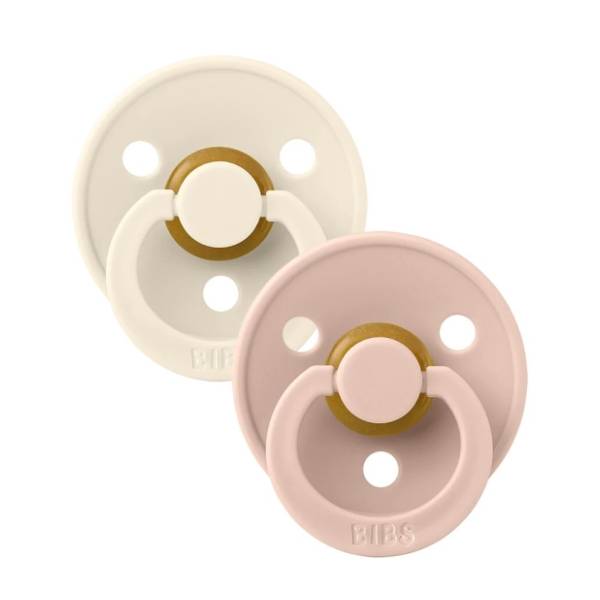BIBS laža Symmetrical ivory & blush (0-6m) 2kom