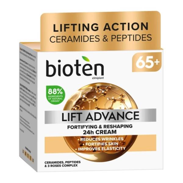 BIOTEN Lift advance dnevna krema 65+ 50ml