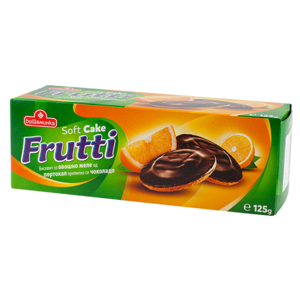 Biskvit FRUTTI pomorandža 125g