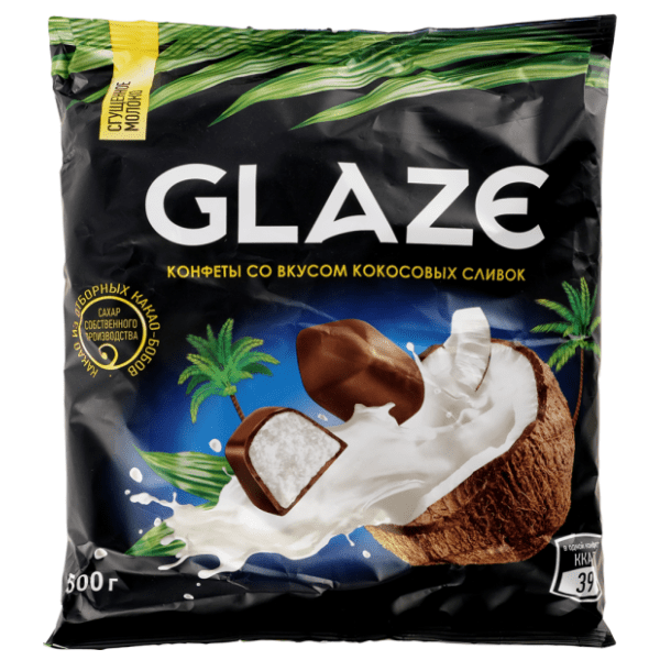 Bombone GLAZE kokos 500g
