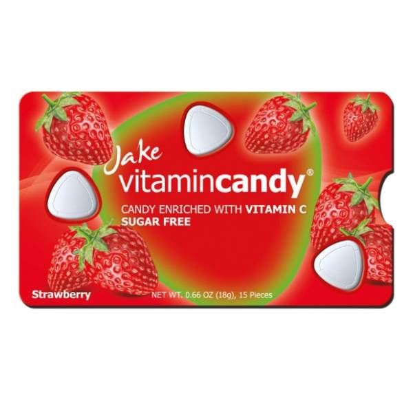 Bombone JAKE Vitamin candy jagoda 18g