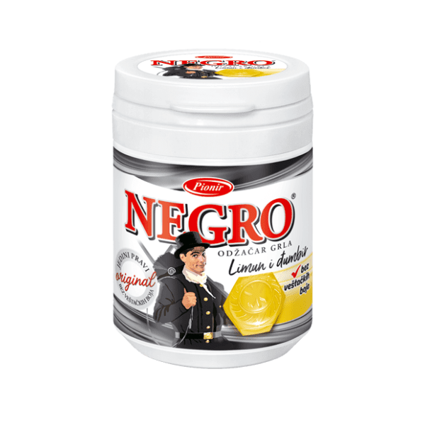 Bombone PIONIR Negro limun i đumbir to go 100g