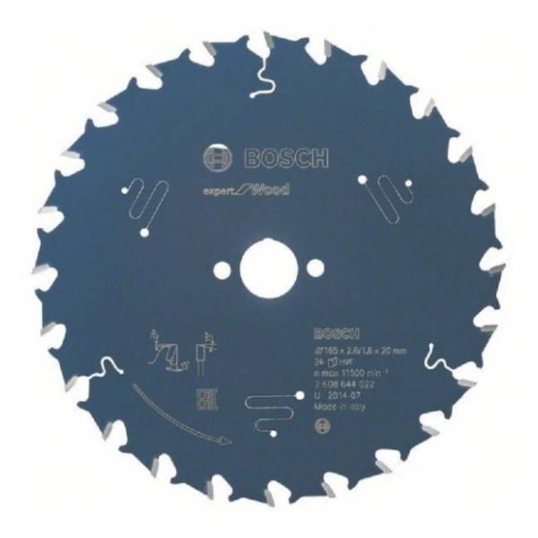 BOSCH Expert for Wood list testere 165mm 2608644022