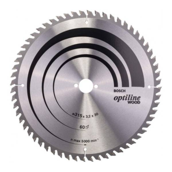 BOSCH Optiline Wood list testere 315mm 2608640651