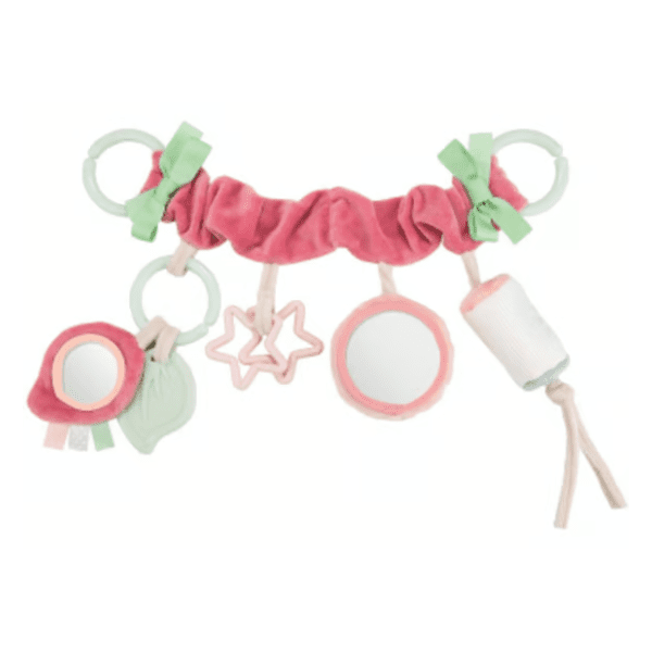 CANPOL BABIES igračka za kolica Niz pastel friends roze