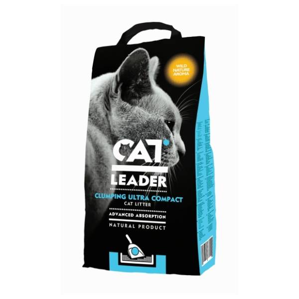 CAT LEADER Clumping wild nature aroma grudvajući posip za mačke 5kg