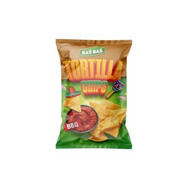 Čips BAŠ BAŠ tortilja bbq 125g