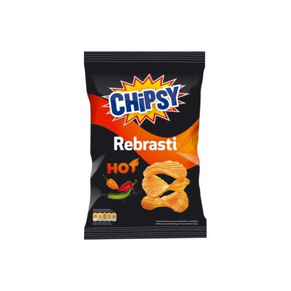 Čips CHIPSY rebrasti hot 130g