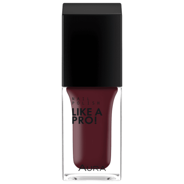 AURA Like a pro lak za nokte 121 dark plum red