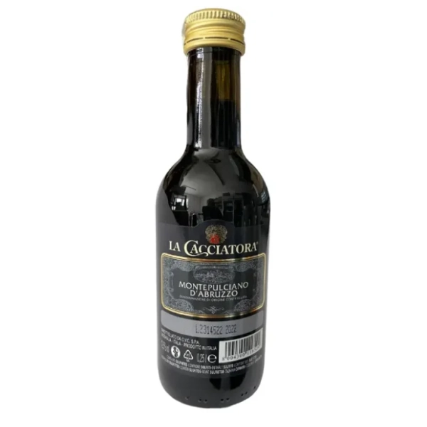Crveno vino LA CACCIATORA Montepulciano d'abruzzo 0,25l