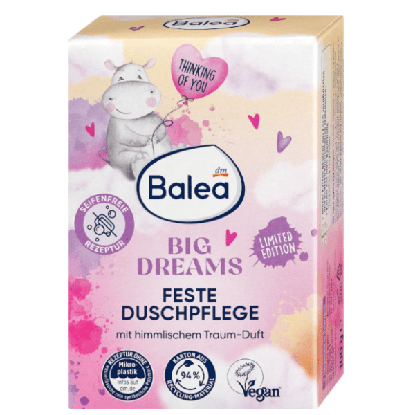 Čvrsti gel za tuširanje BALEA Big dreams 100g