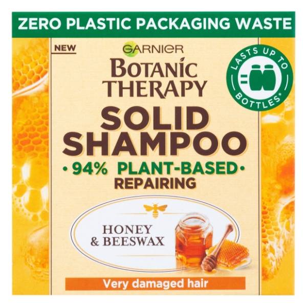 Čvrsti šampon GARNIER Botanic therapy honey & beeswax za oštećenu kosu 60g