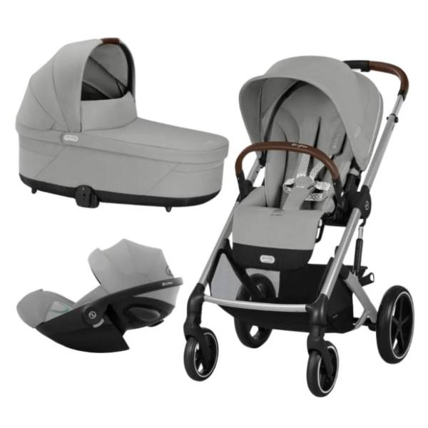 CYBEX kolica za bebe 3 u 1 Balios S Lux stone grey plus