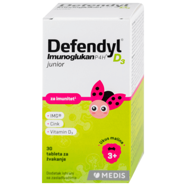 DEFENDYL Imunoglukan P4H D3 junior tablete 30kom