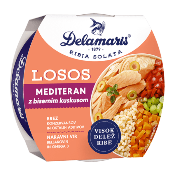 DELAMARIS losos mediteran 170g