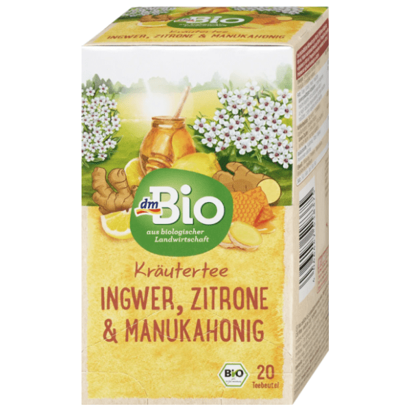 DM BIO čaj đumbir limun i manuka 40g