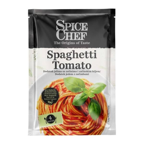 Dodatak SPICE CHEF za špagete paradajz 80g