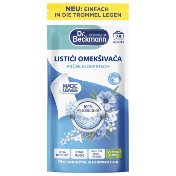 DR.BECKMANN Floral fresh omekšivač za veš u listićima 14kom